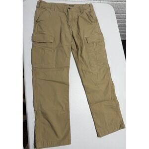 Carhartt Rugged Flex Relaxed Fit Canvas 6-Pocket Work Pants 34 X 30